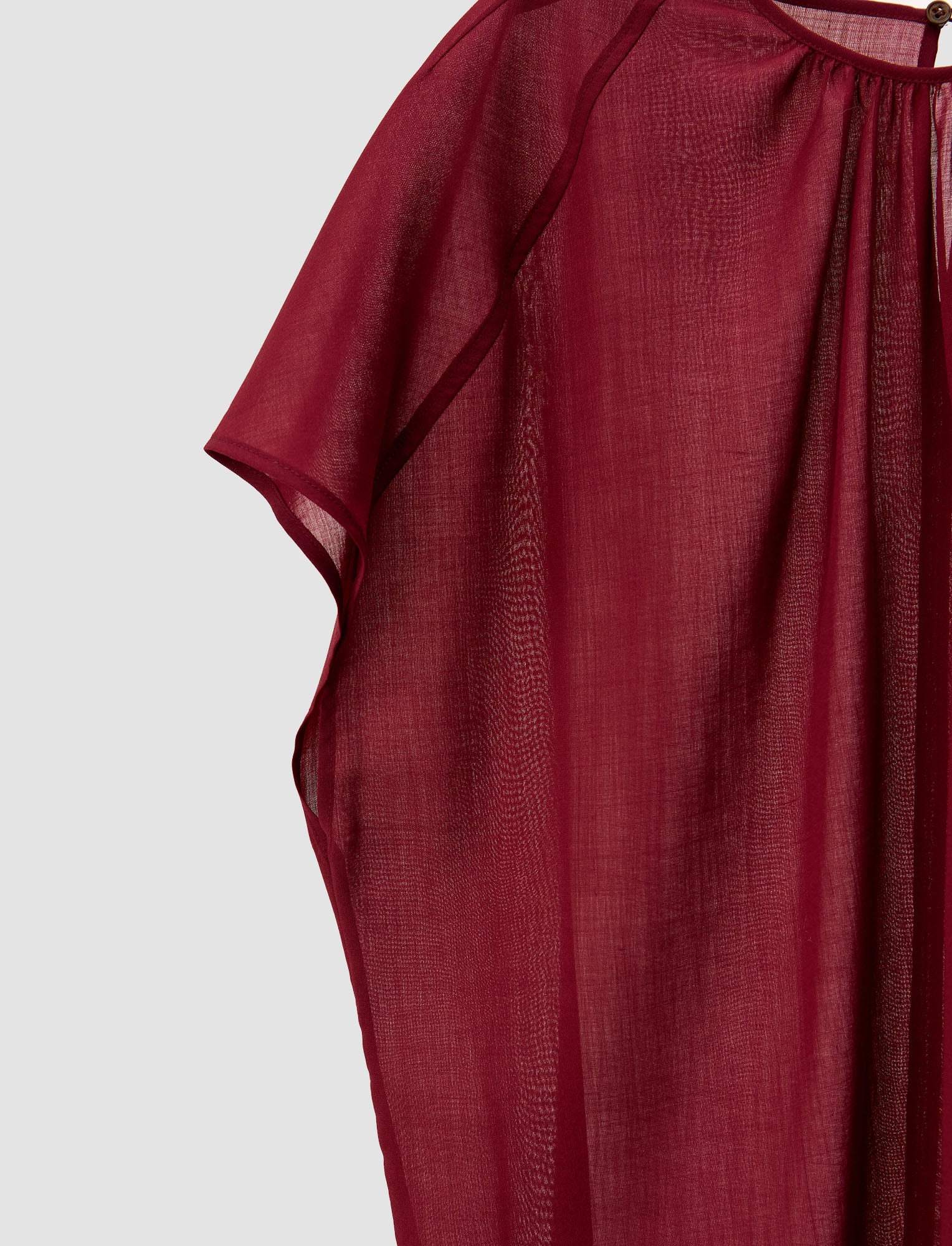 Broca Wool Voile Blouse - 6