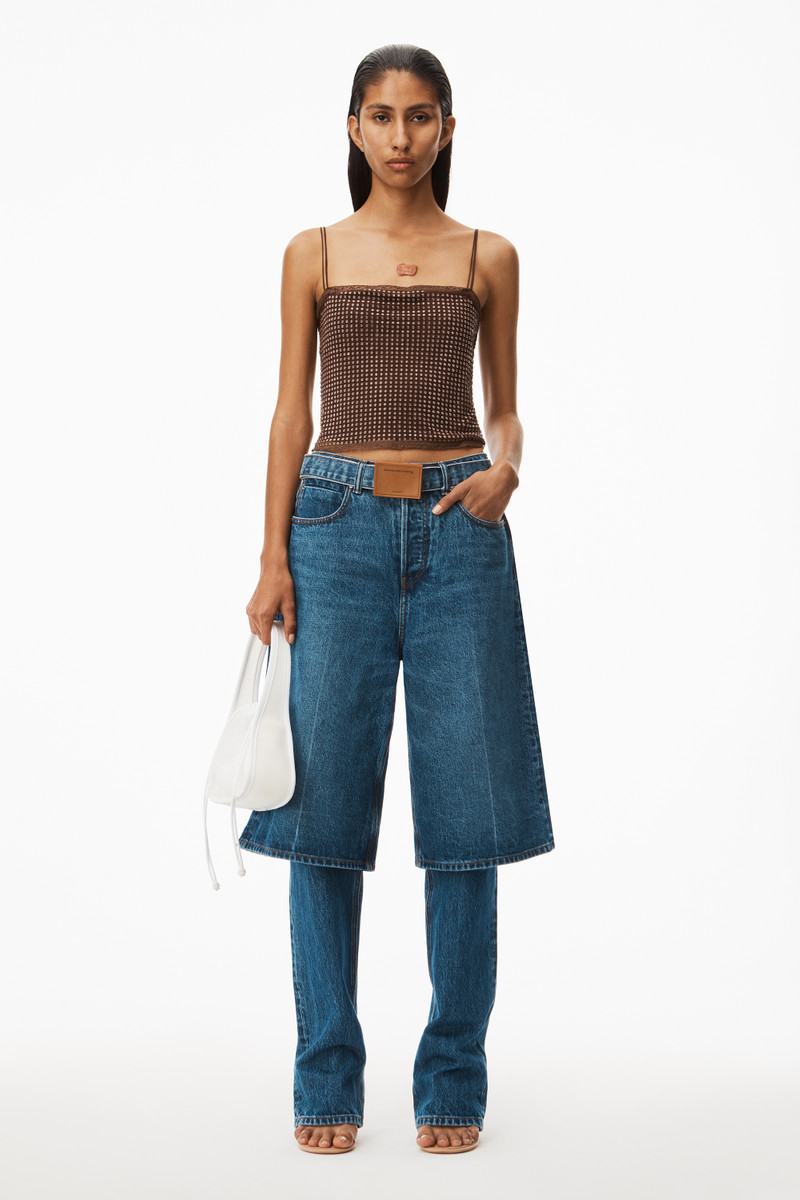 Alexander Wang RYAN SMALL BAG IN SHEER RIB KNIT outlook