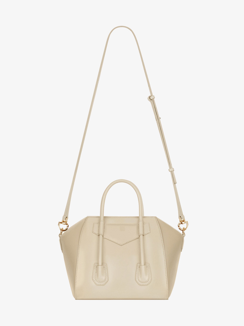 MINI ANTIGONA LOCK BAG IN BOX LEATHER 3