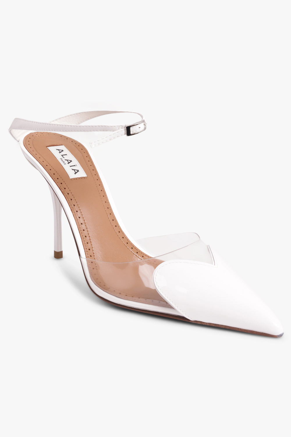 LE COEUR 90MM PATENT PUMP | WHITE - 1