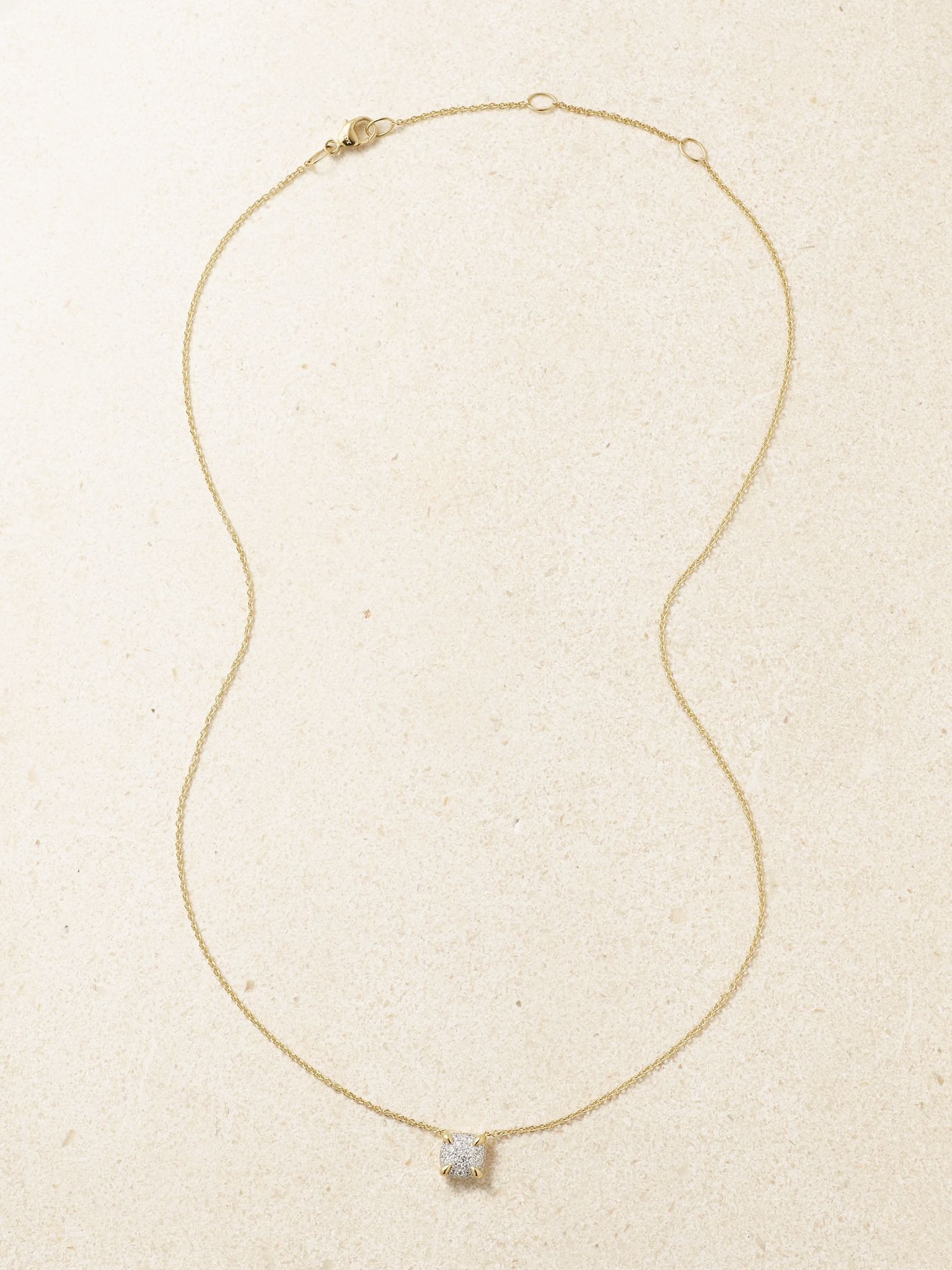 Châtelaine 18-karat gold diamond necklace Gold - 4