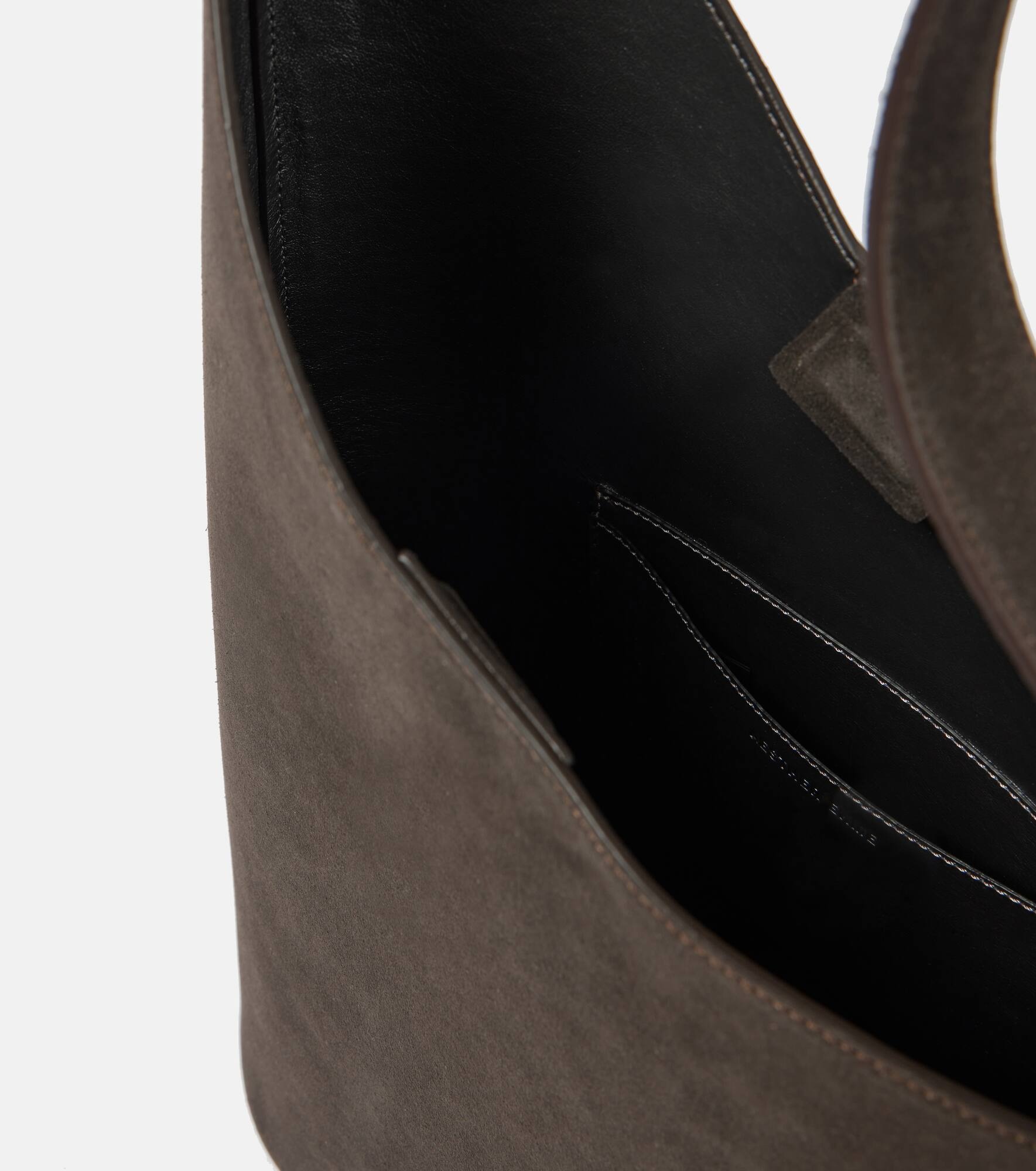 Lune Large suede tote bag - 3