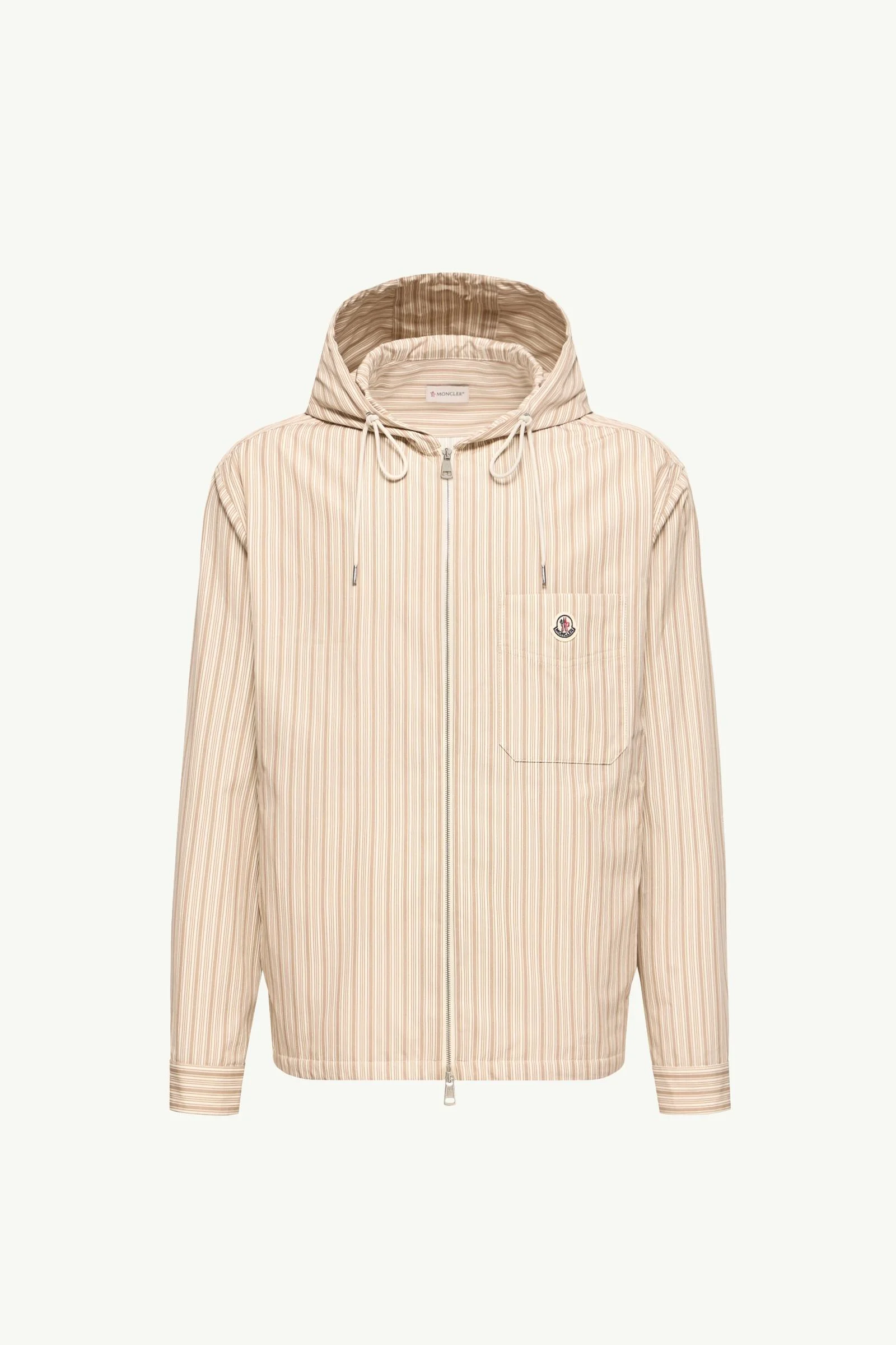 Striped Cotton Poplin Shirt - 1