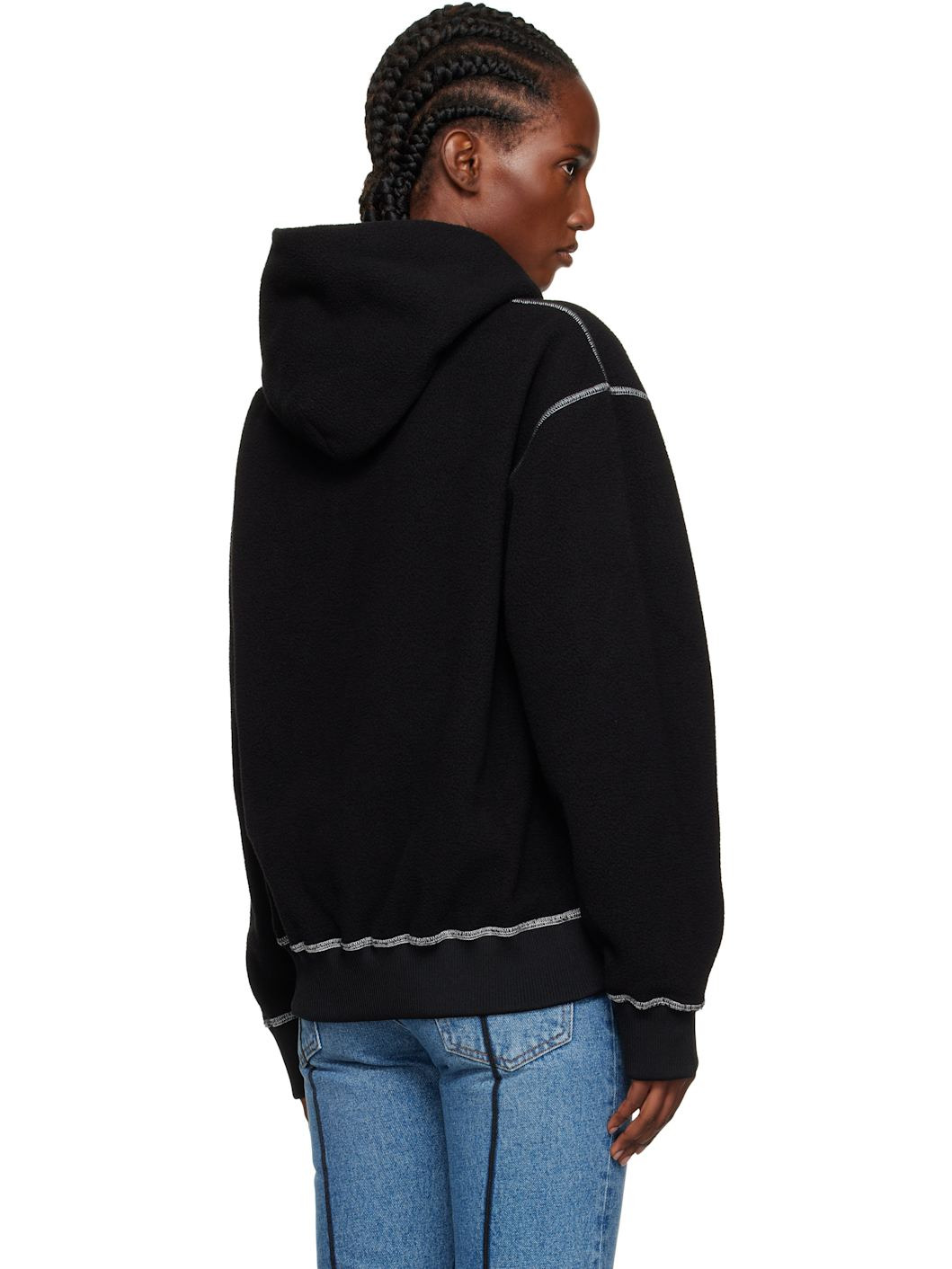 Black 'Welcome' Hoodie - 3