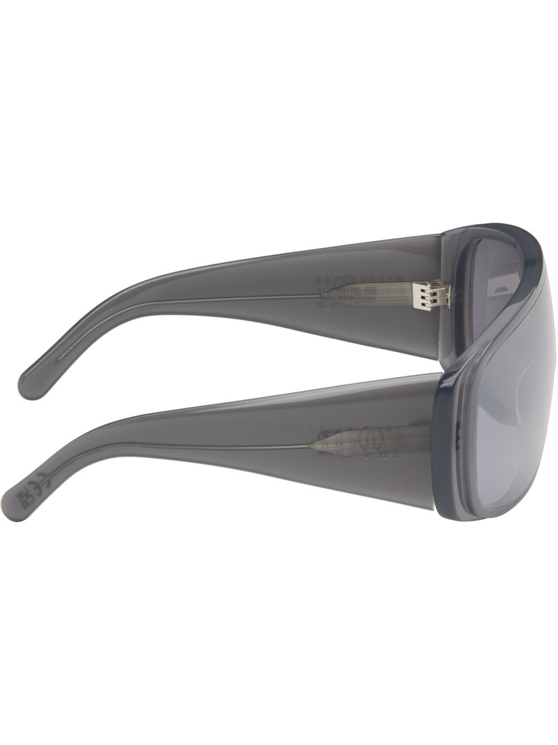 MM6 Maison Margiela Gray Mask Sunglasses outlook