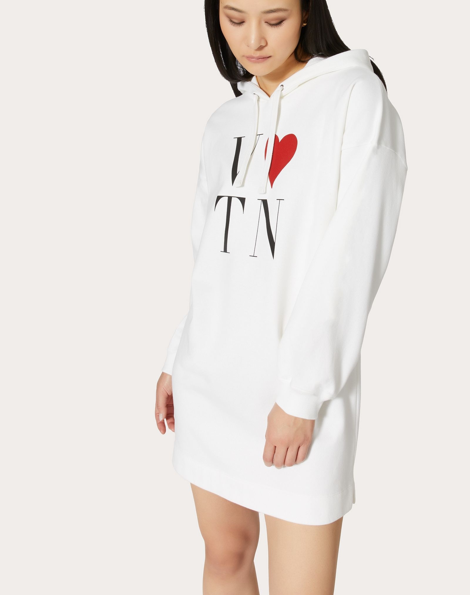 SWEATSHIRT DRESS WITH VLoveTN PRINT - 5