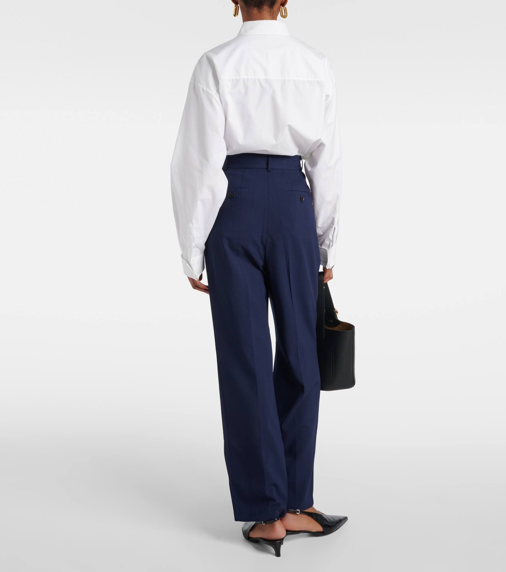 Bea high-rise straight pants - 3