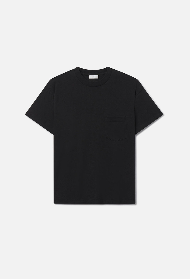 SILK NOIL CAMPUS POCKET TEE 1