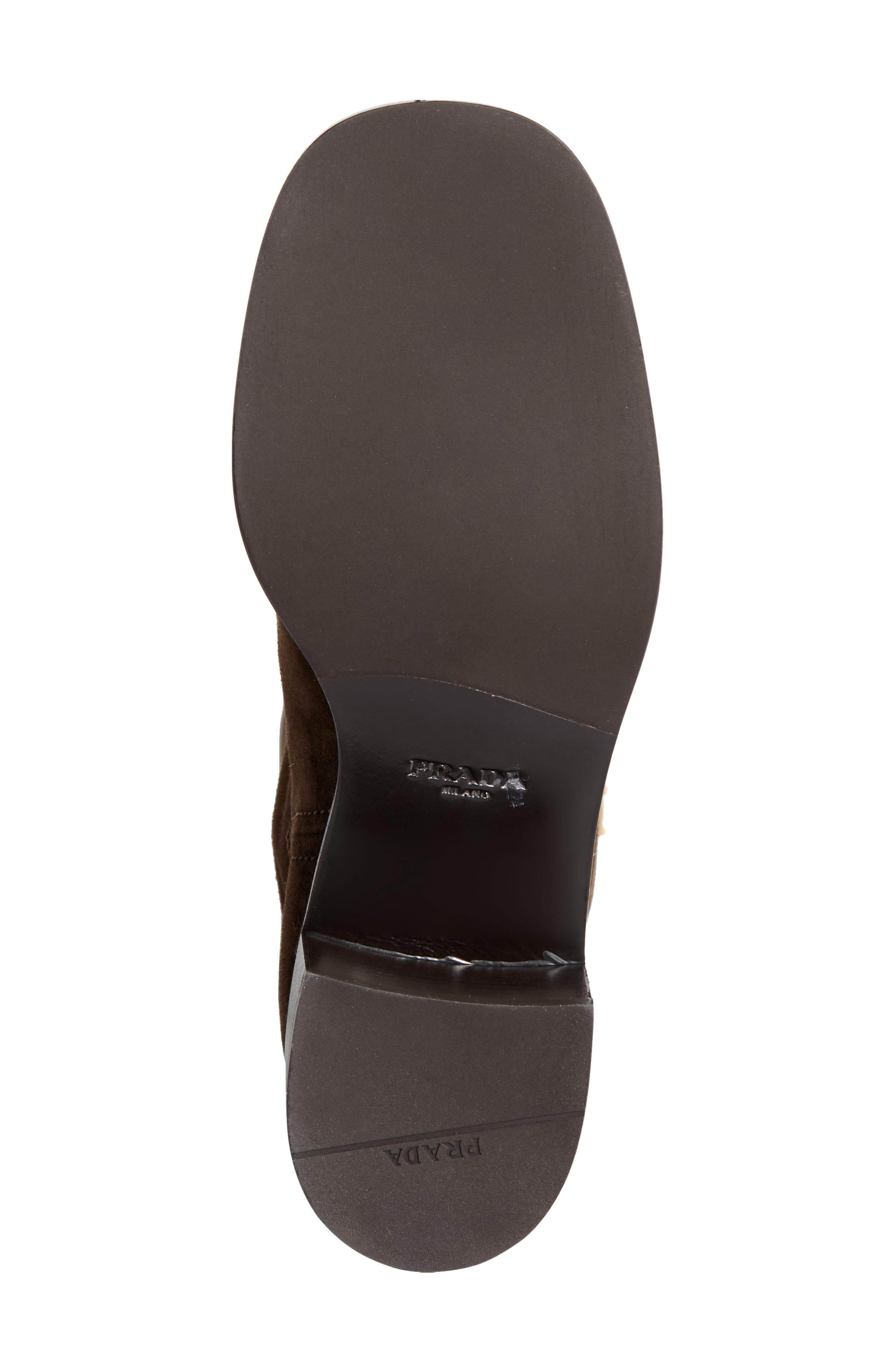 Prada Suede Knee High Boot in Moro at Nordstrom - 6