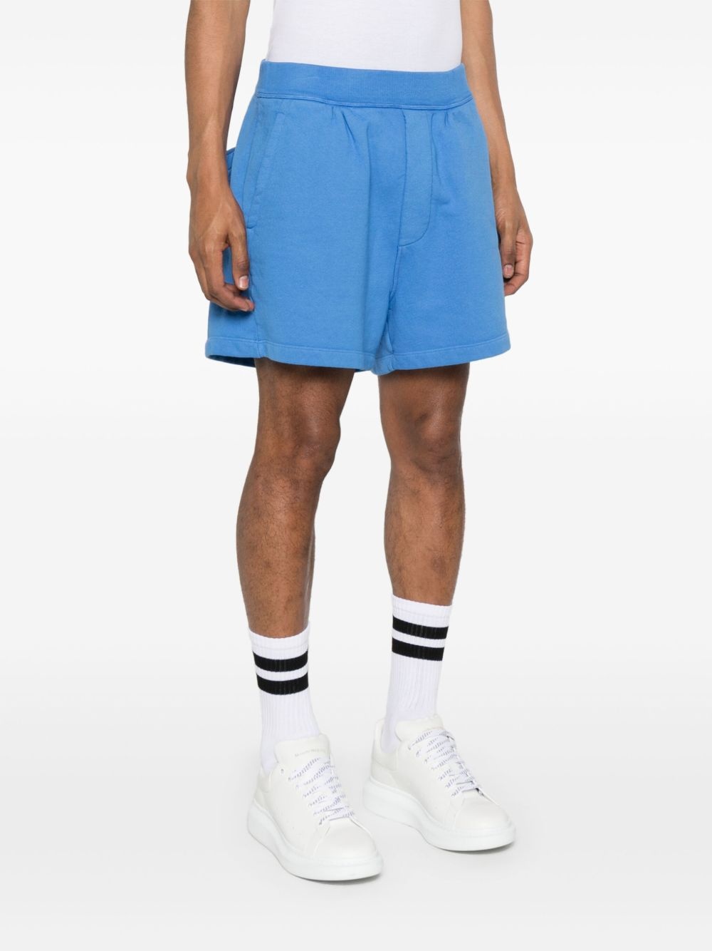 logo-embroidered shorts - 3