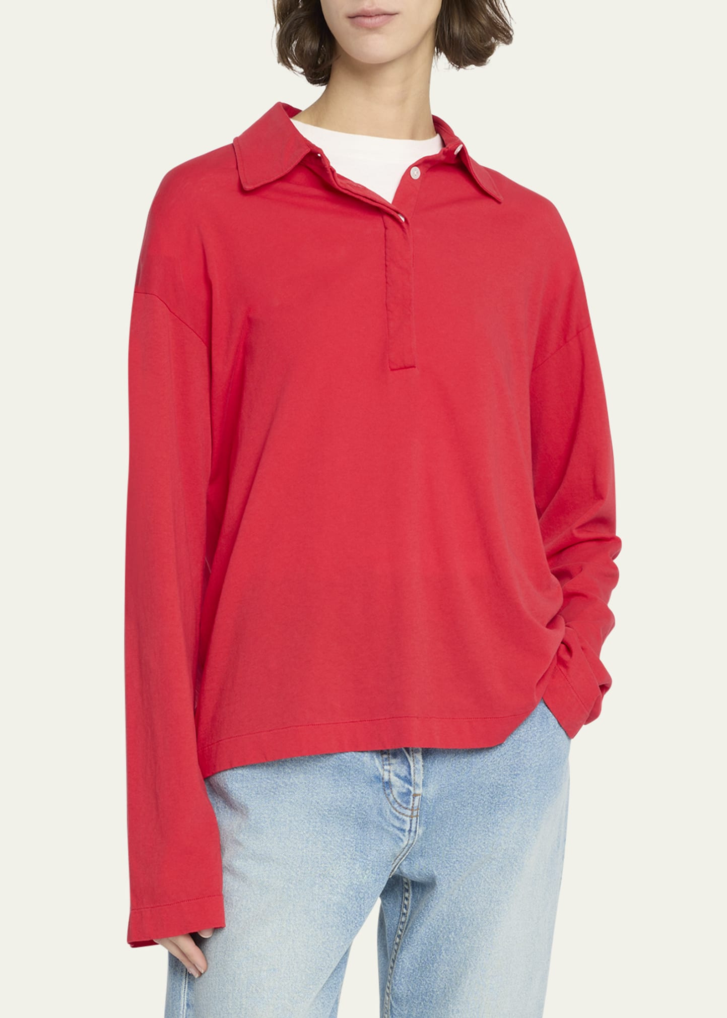 Roddie Oversized Polo Top - 4