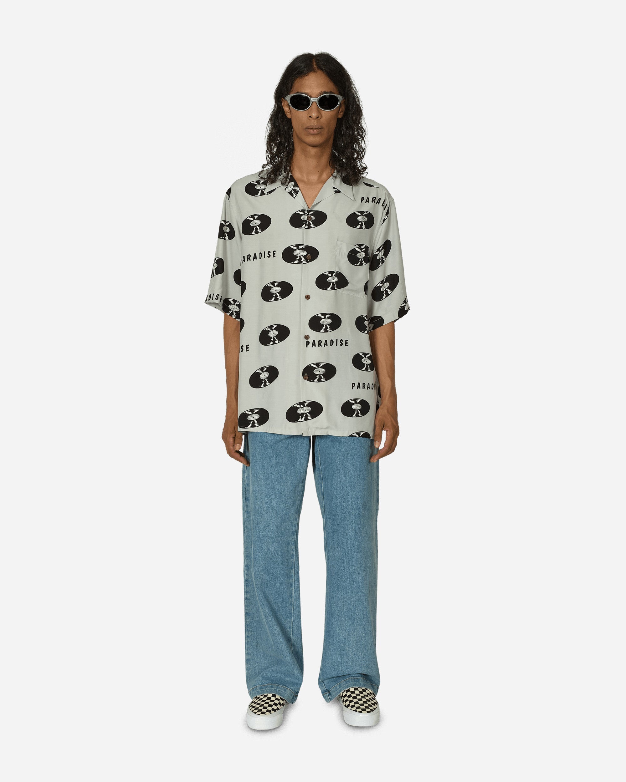 Hawaiian Shirt (Type-4) Grey - 4