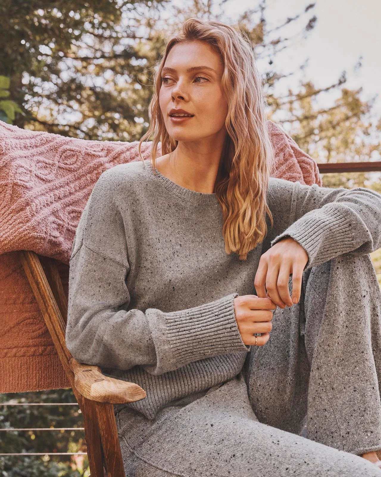 Haven Tweedy Crewneck Sweater - 1