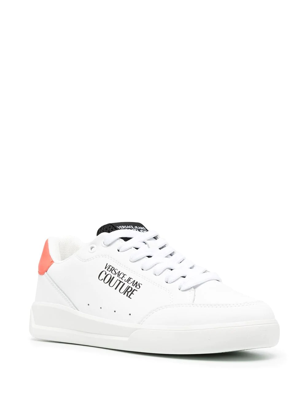 logo-print low-top sneakers - 2