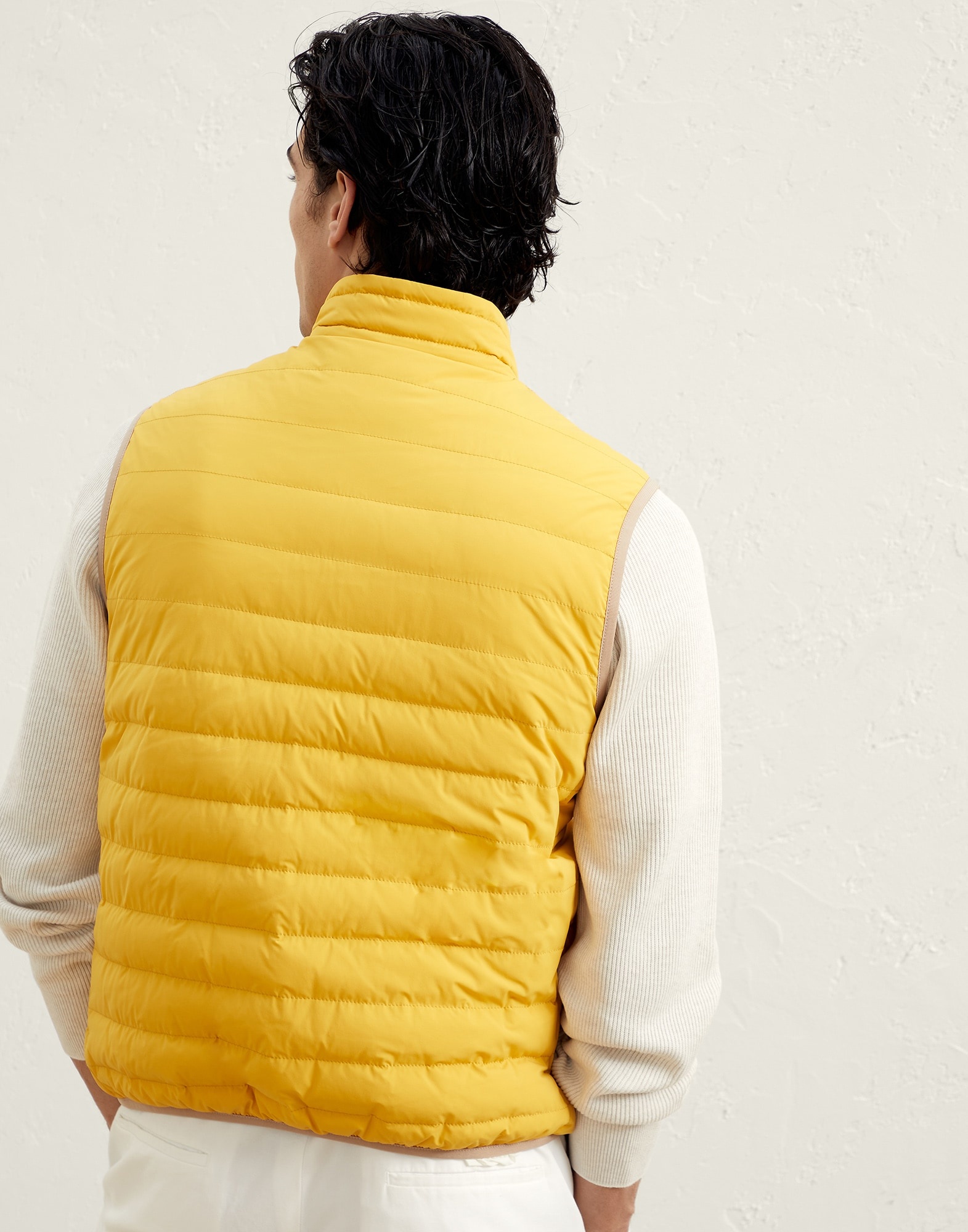 Bonded nylon lightweight down vest - 2