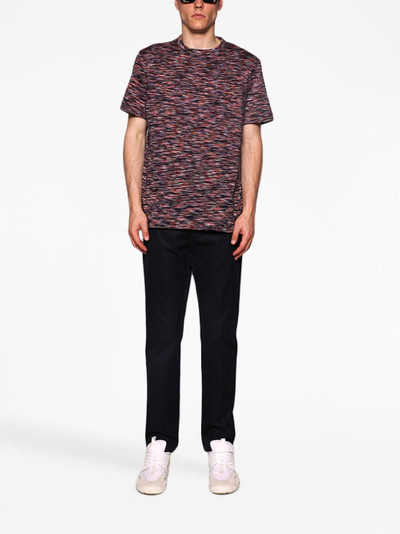 Missoni abstract-pattern print cotton T-shirt outlook