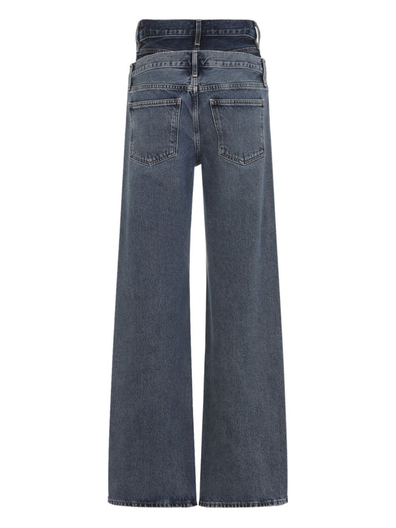AGOLDE Elson double-waistband jeans outlook