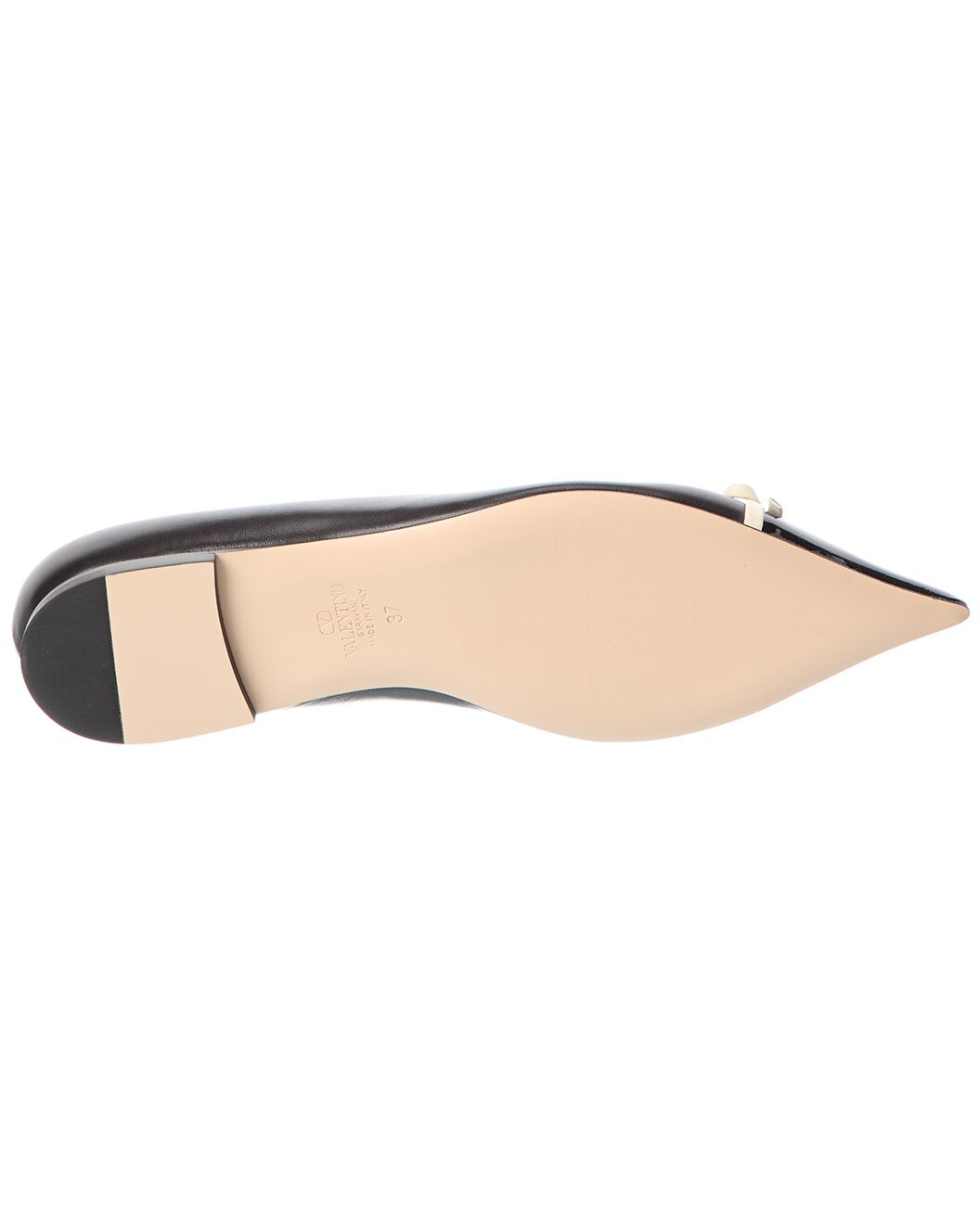 Valentino VLogo Leather Ballerina Flat - 4