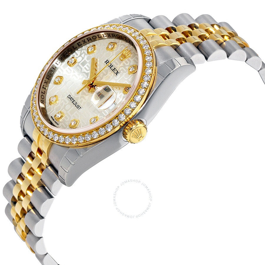 Rolex Datejust Silver Dial Automatic Stainless Steel and 18 Carat Yellow Gold Ladies Watch 116243SJD - 2