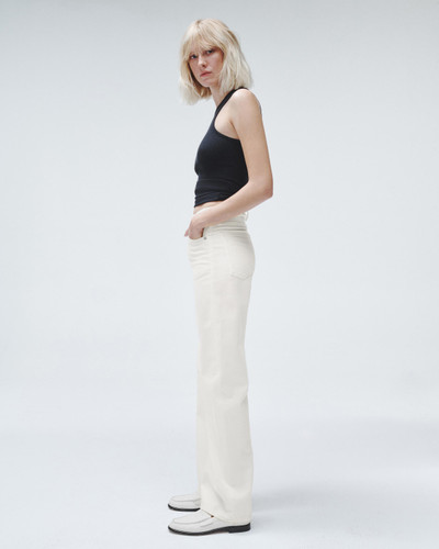 rag & bone Featherweight Logan Wide-Leg - Ecru outlook