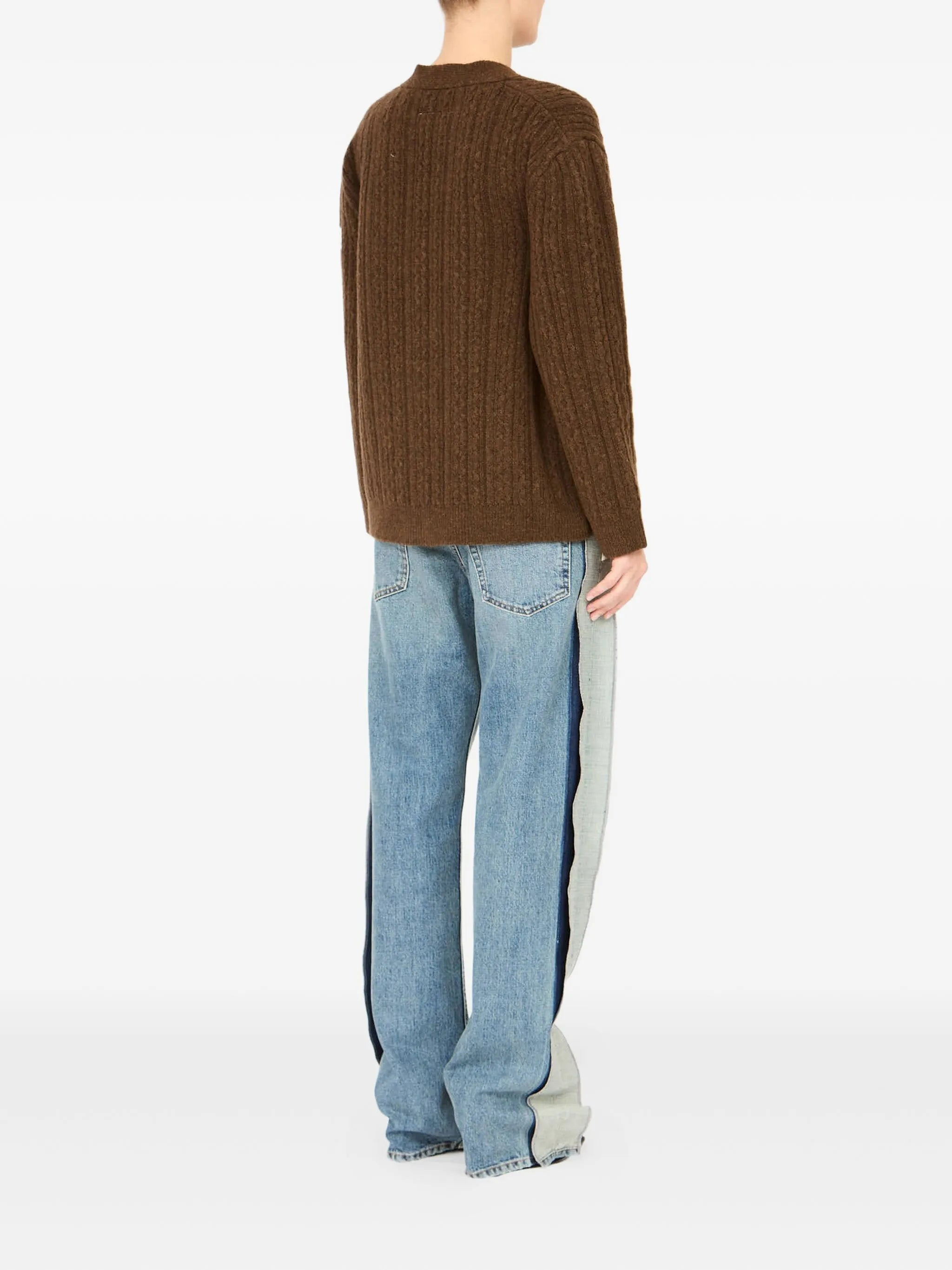 Mm6 Maison Margiela Ribbed V-neck Cardigan - 2