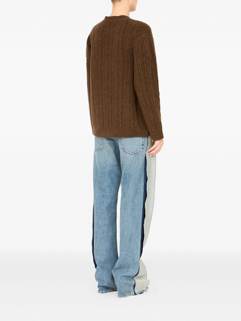 MM6 Maison Margiela Mm6 Maison Margiela Ribbed V-neck Cardigan outlook