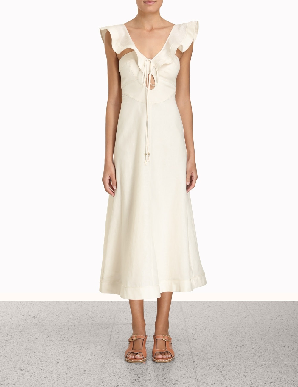HALCYON FLUTTER MIDI DRESS - 2