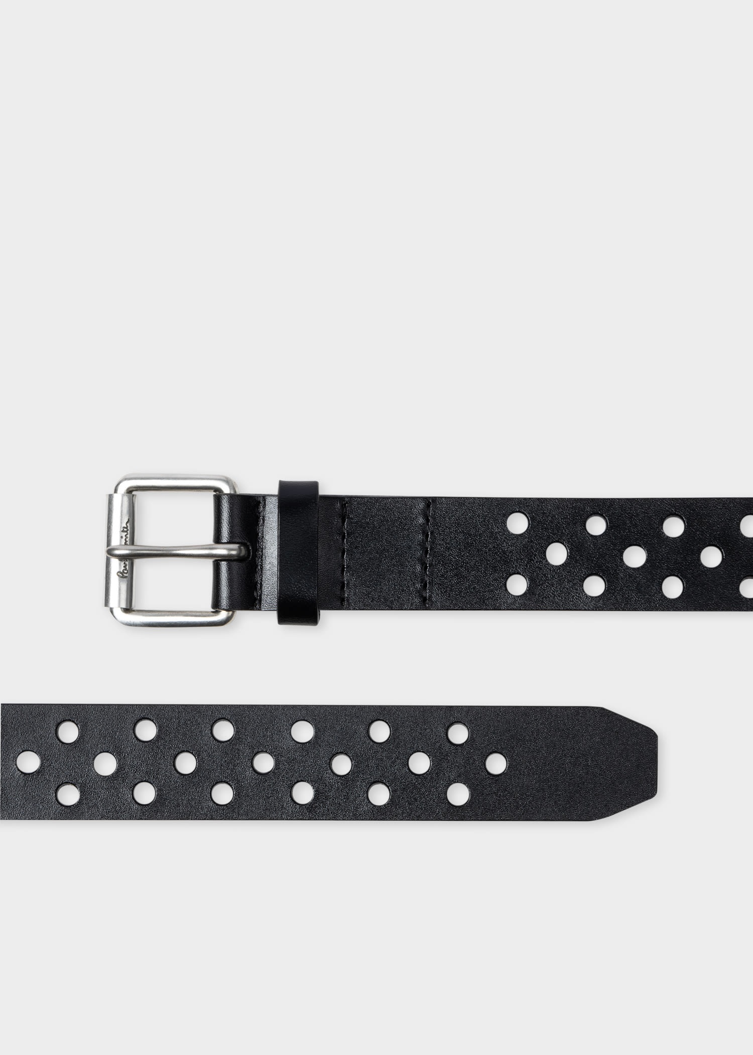Perforated Leather Belt - 1