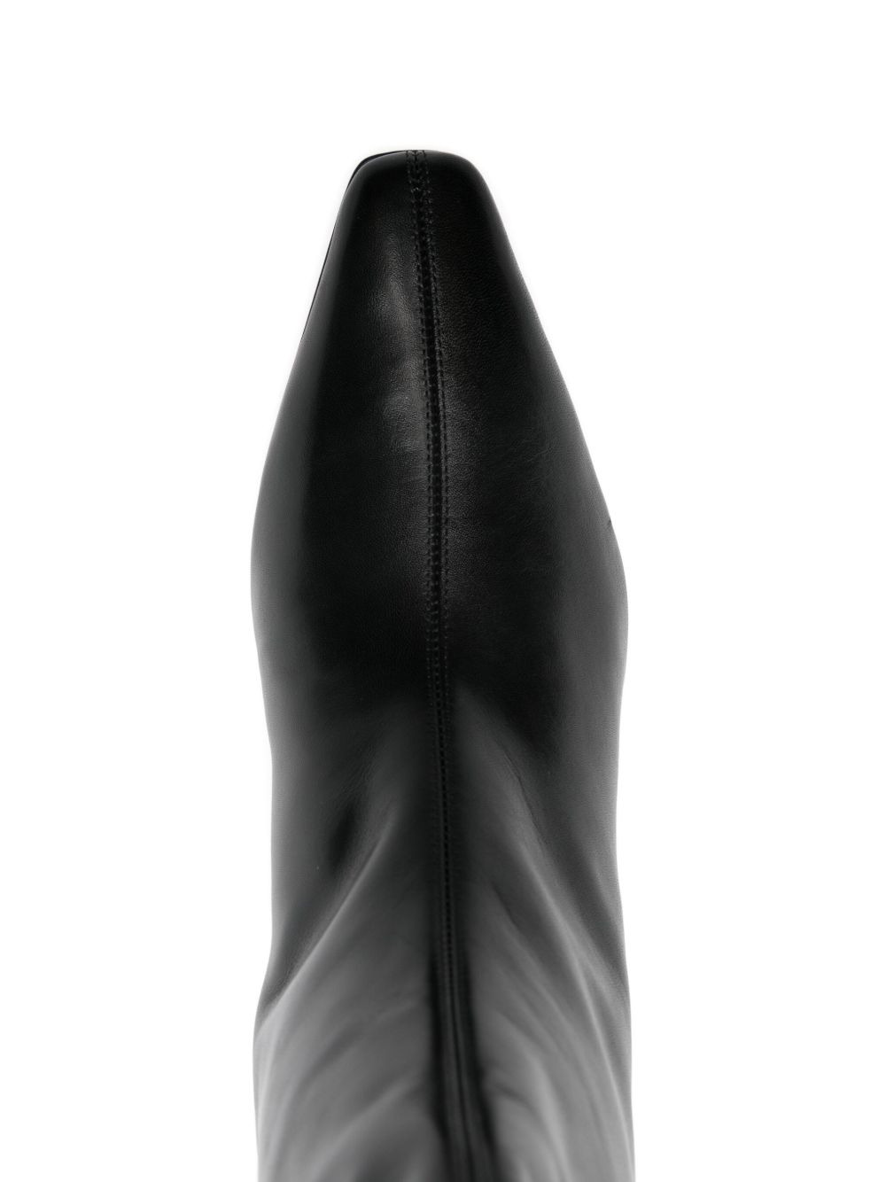 leather zip-fastening knee-high boots - 4