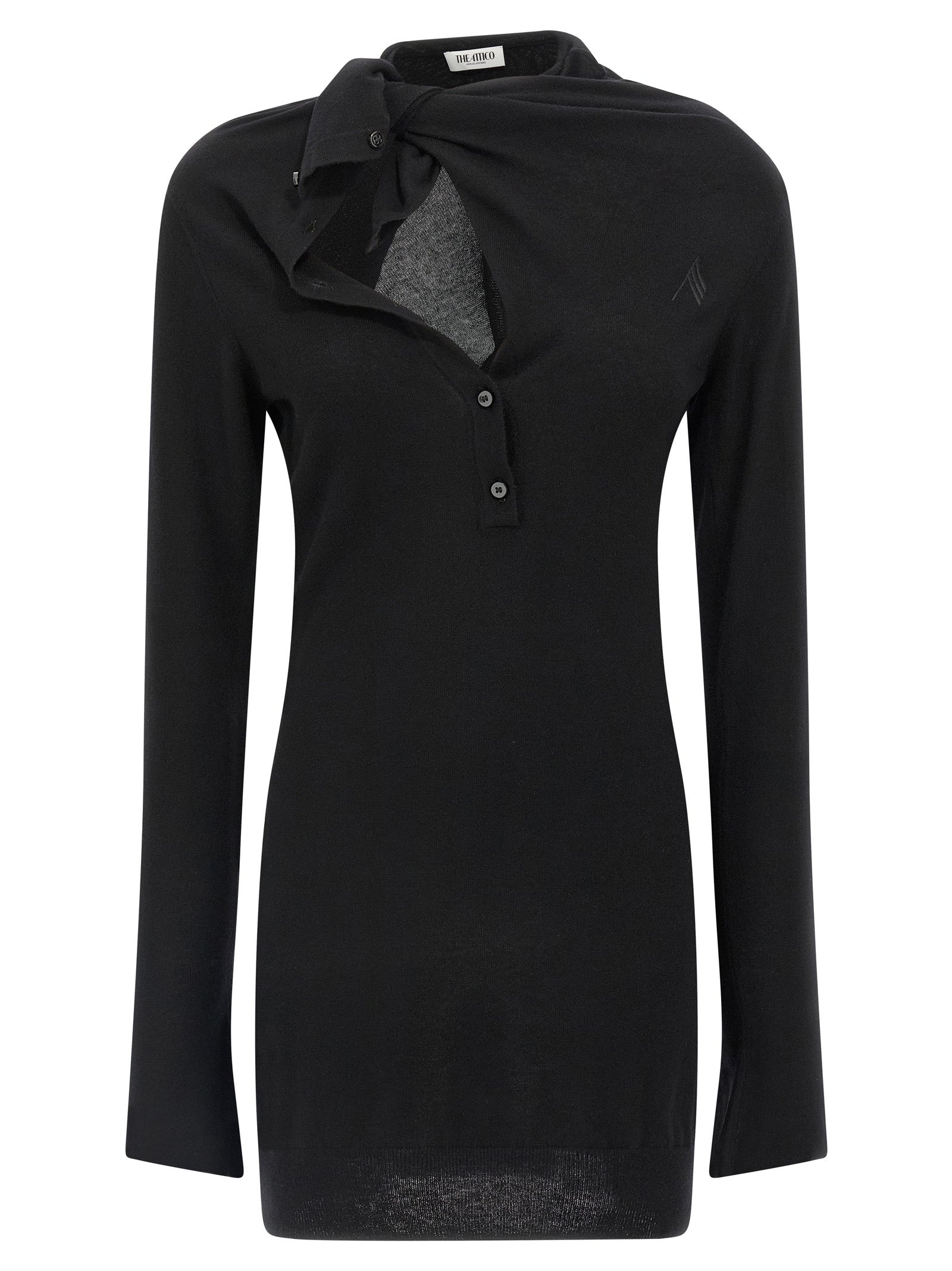 Cashmere Wool Dress Dresses Black - 2