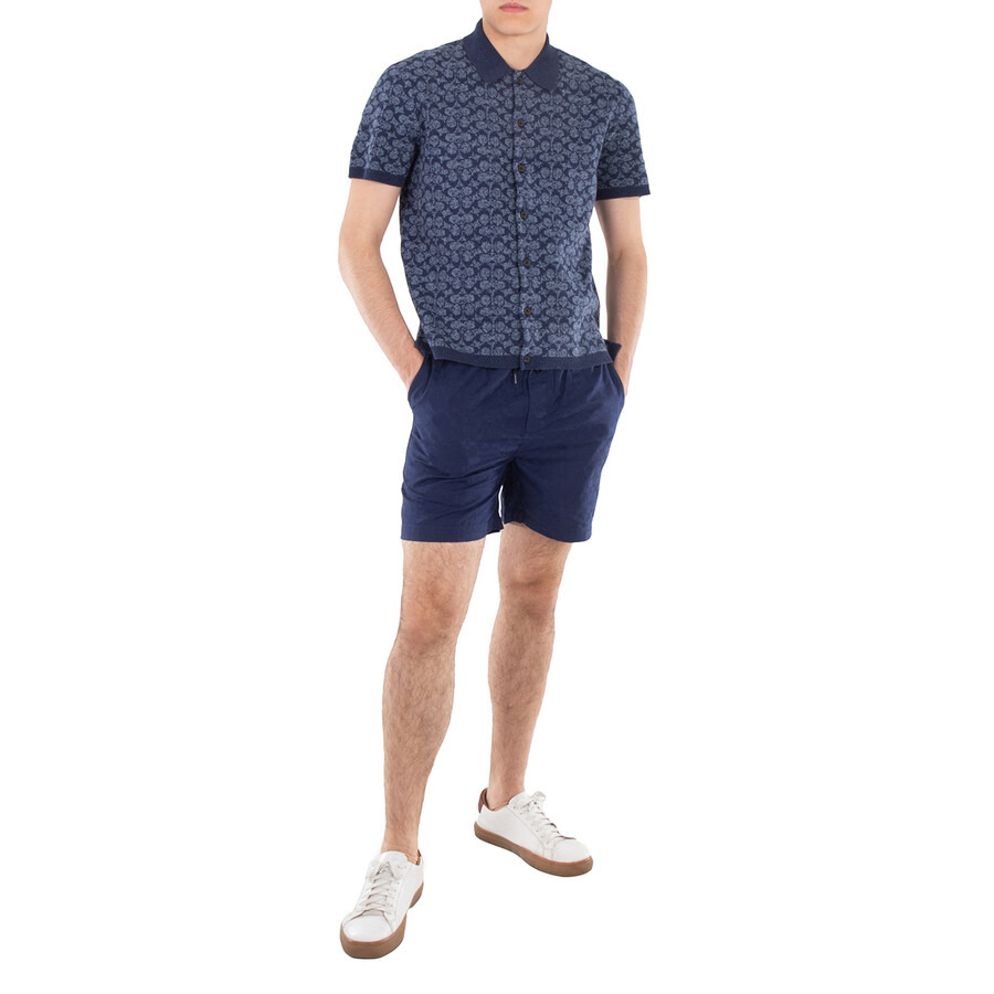 Coach Signature Polo Shirt In Blue - 4