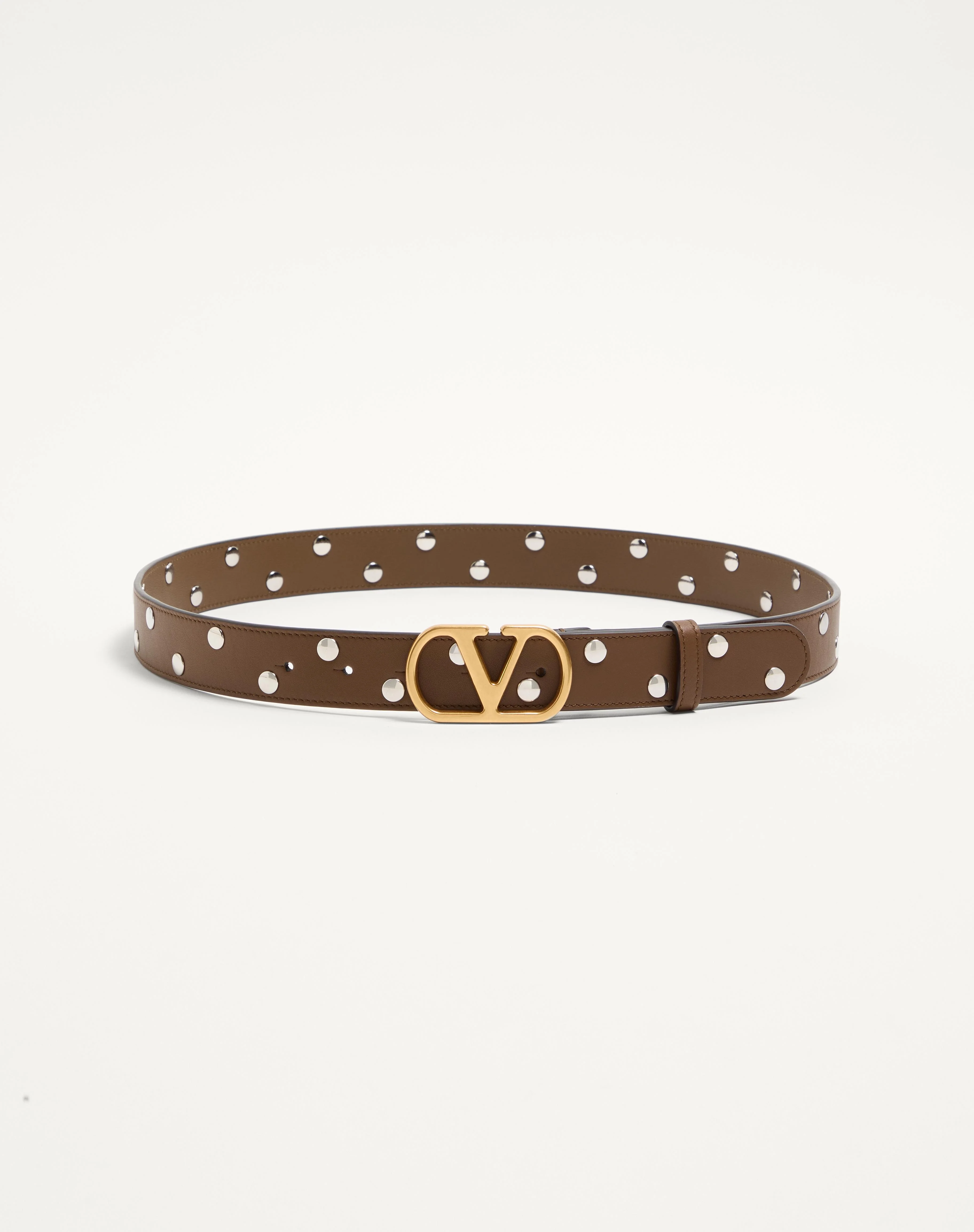 VLOGO SIGNATURE BELT IN SHINY CALFSKIN 30 MM - 1