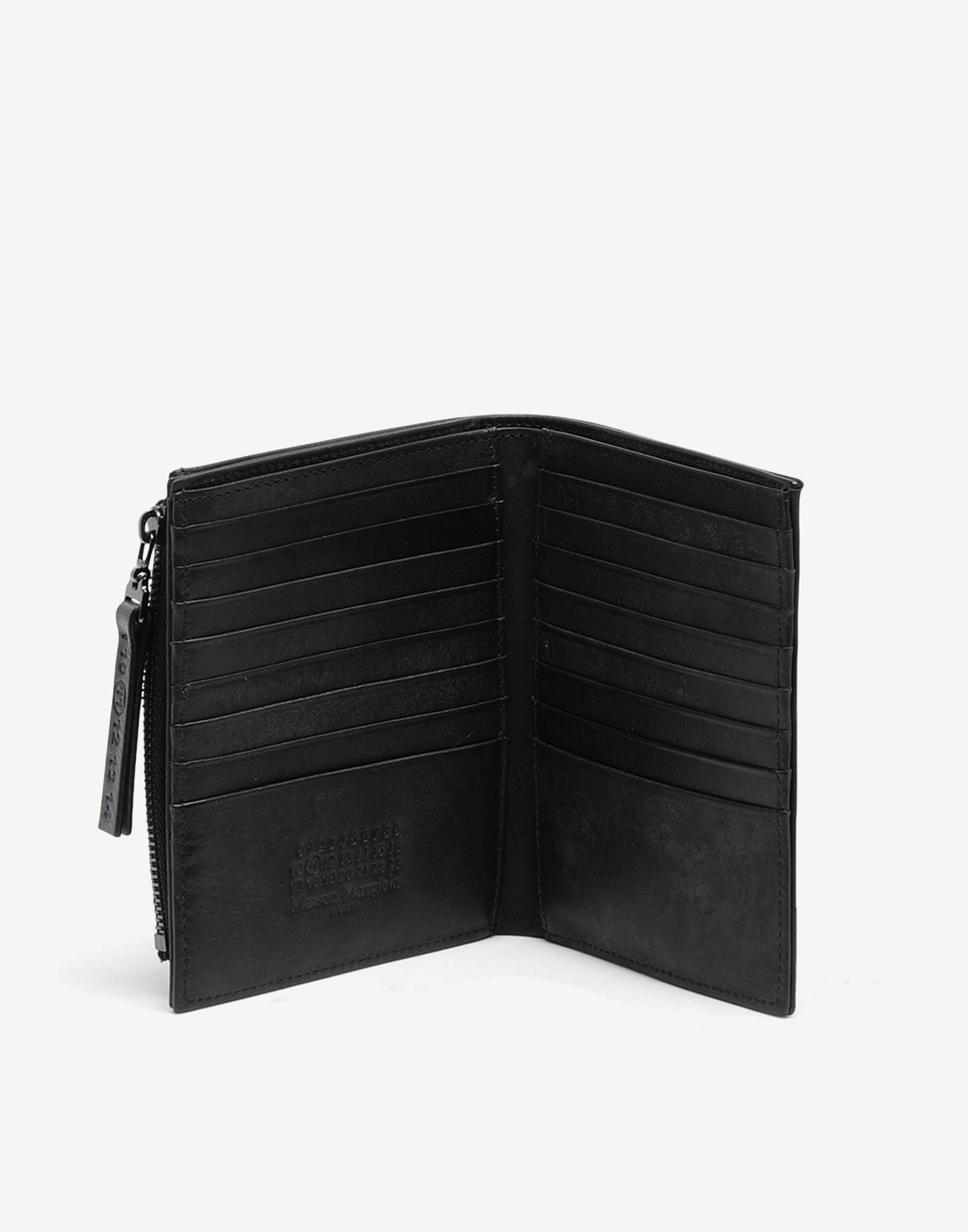 Leather zip wallet - 3