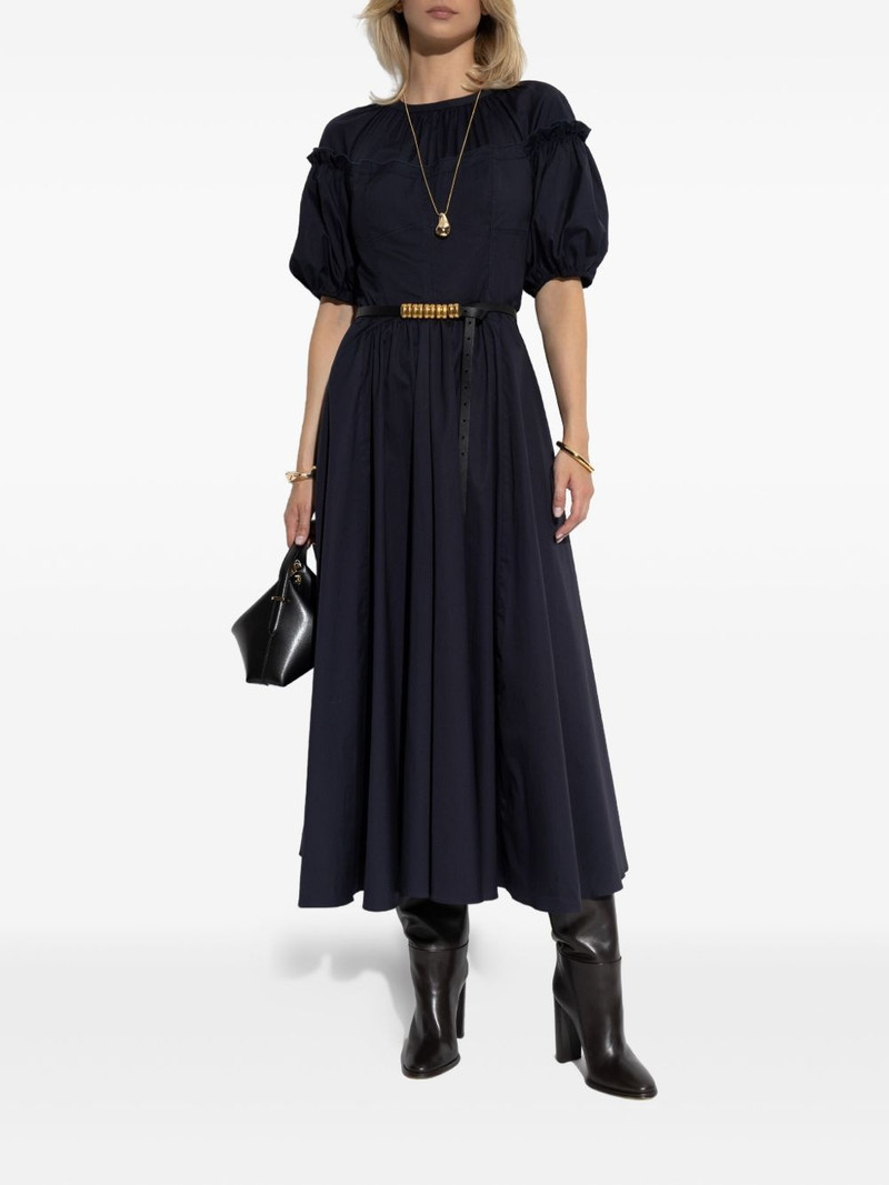 ULLA JOHNSON puff-sleeve midi dress outlook