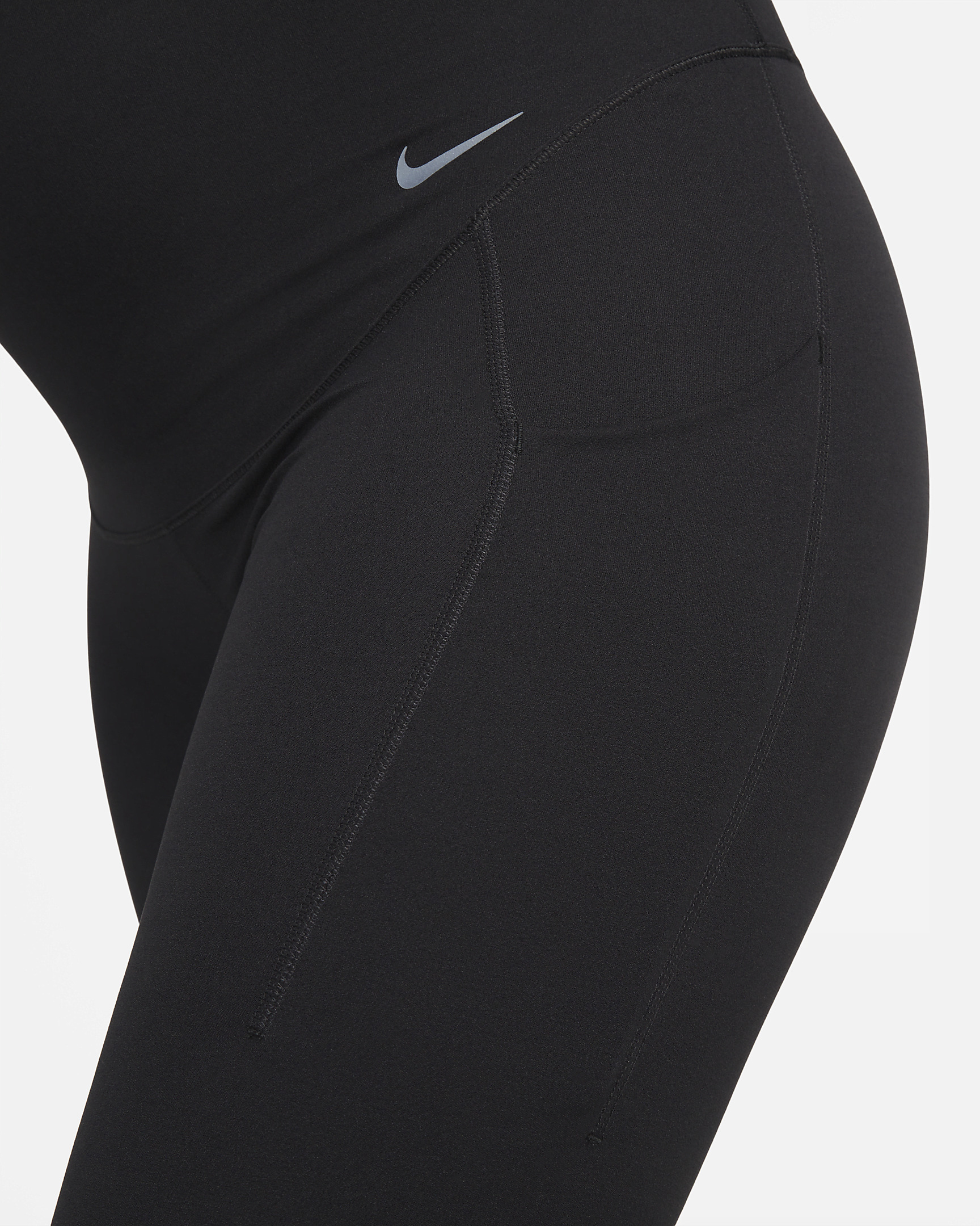 Nike Zenvy (M) Women's Gentle-Support High-Waisted 7/8 Leggings with Pockets (Maternity) - 9