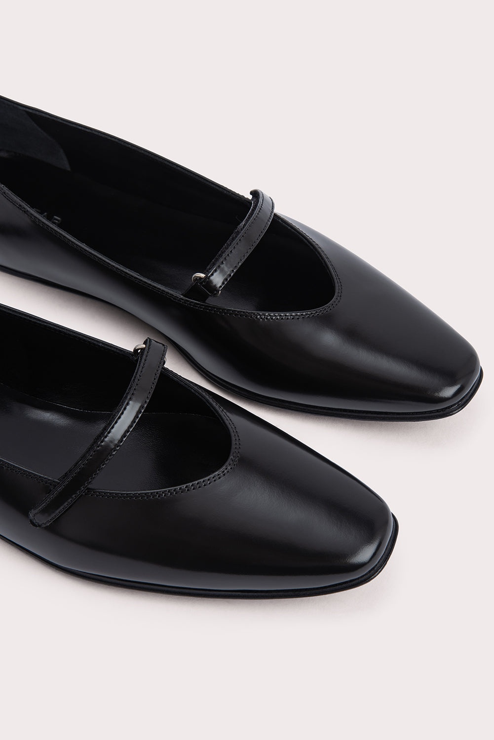 Molly Black Semi Patent Leather - 3