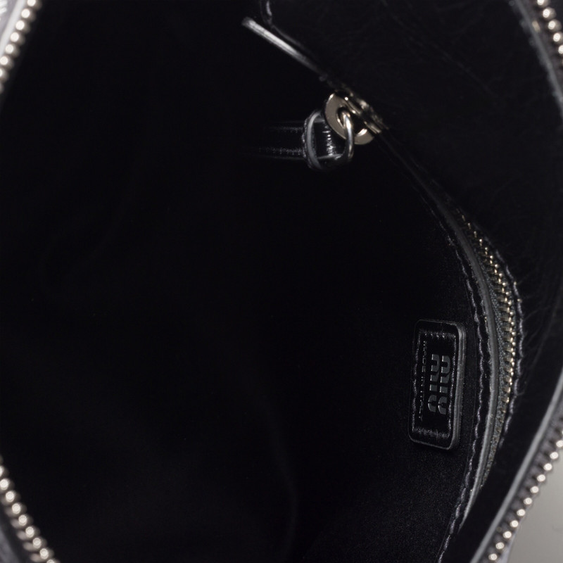Shiny leather top-handle bag 4