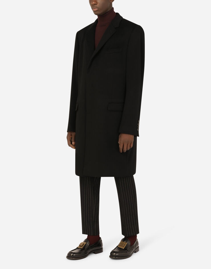 Cashmere and wool velour coat - 6