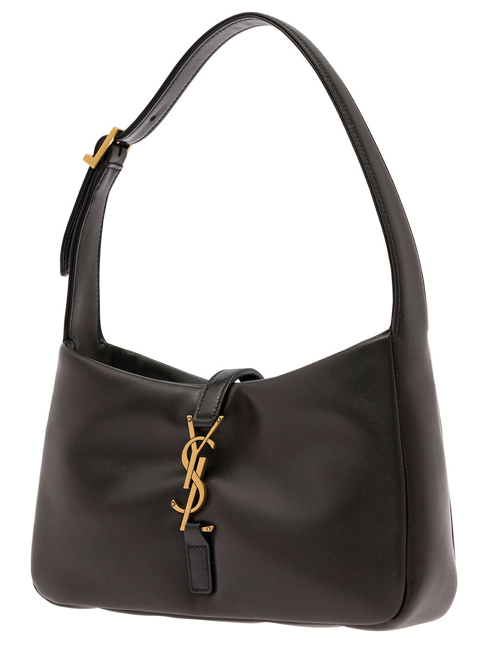 Saint Laurent Women 'Le 5 À 7 Padded' Black Shoulder Bag With Logo Detail In Padded Leather Woman - 2