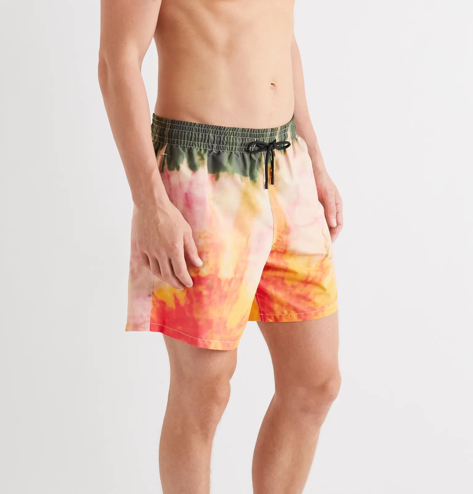 + Paula's Ibiza Short-Length Tie-Dyed Swim Shorts - 2