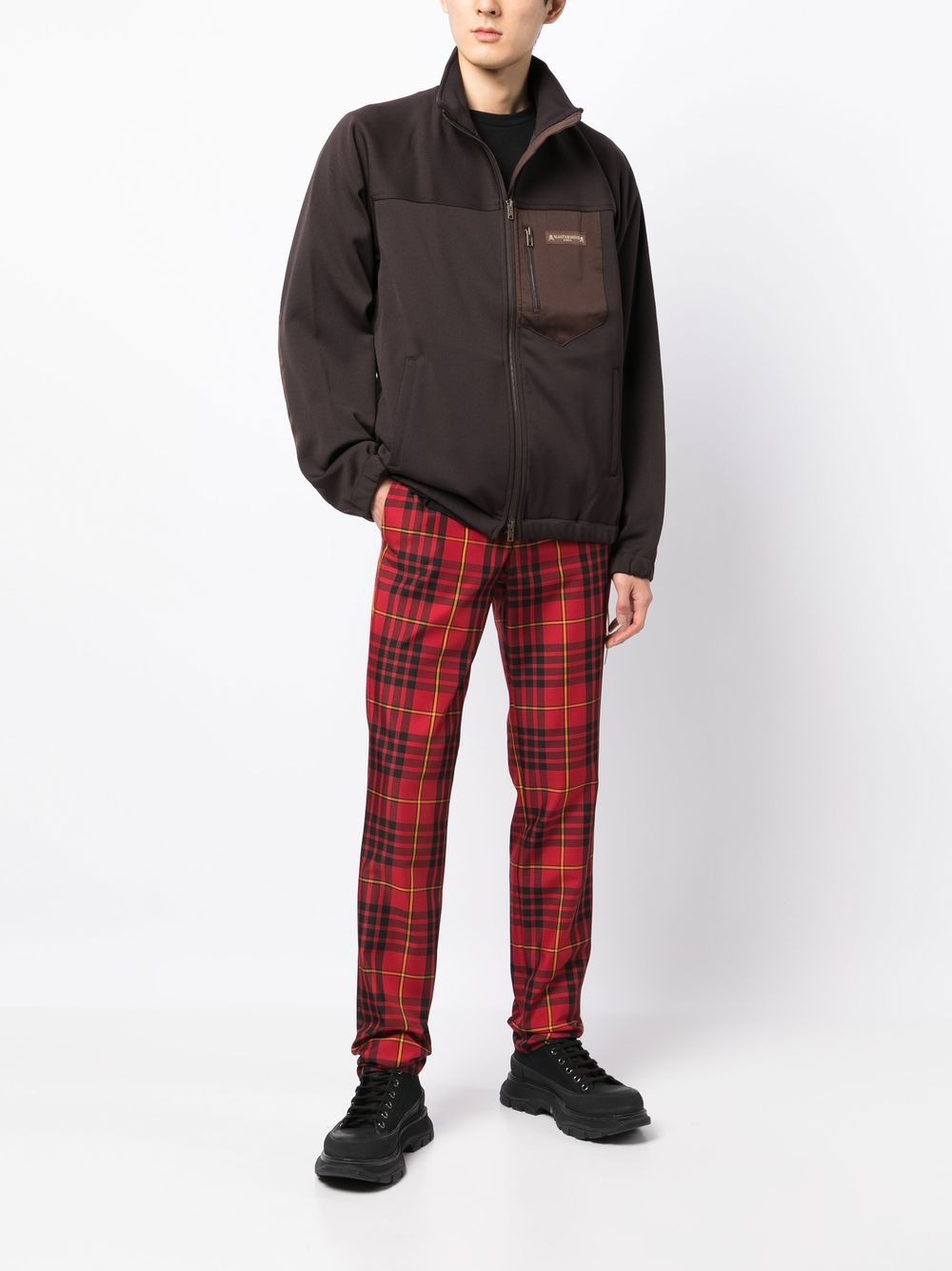colour-block bomber jacket - 2