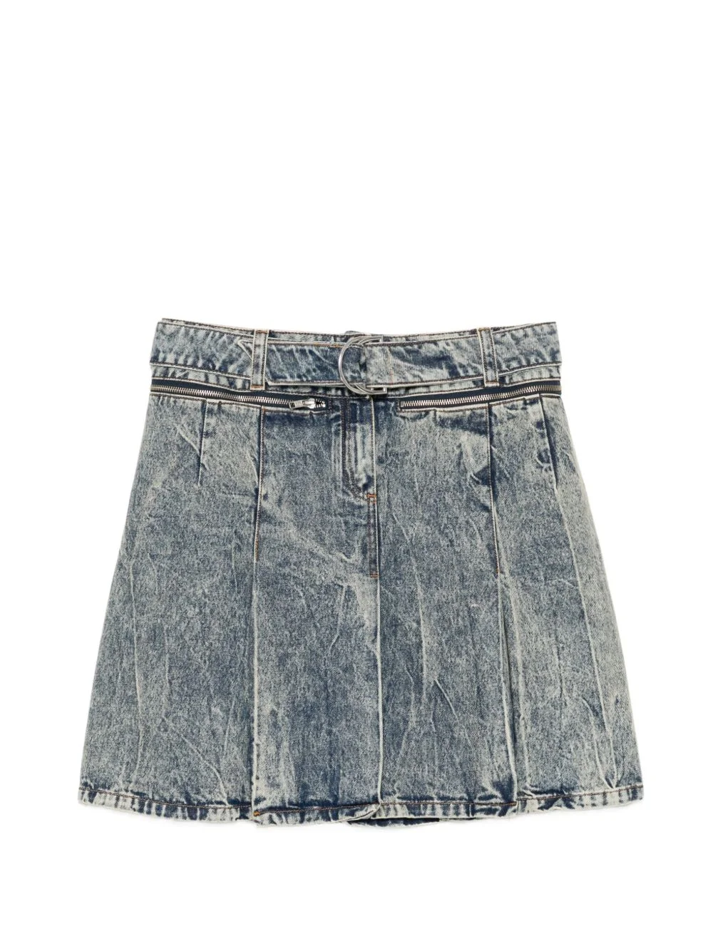 wash denim skirt - 1