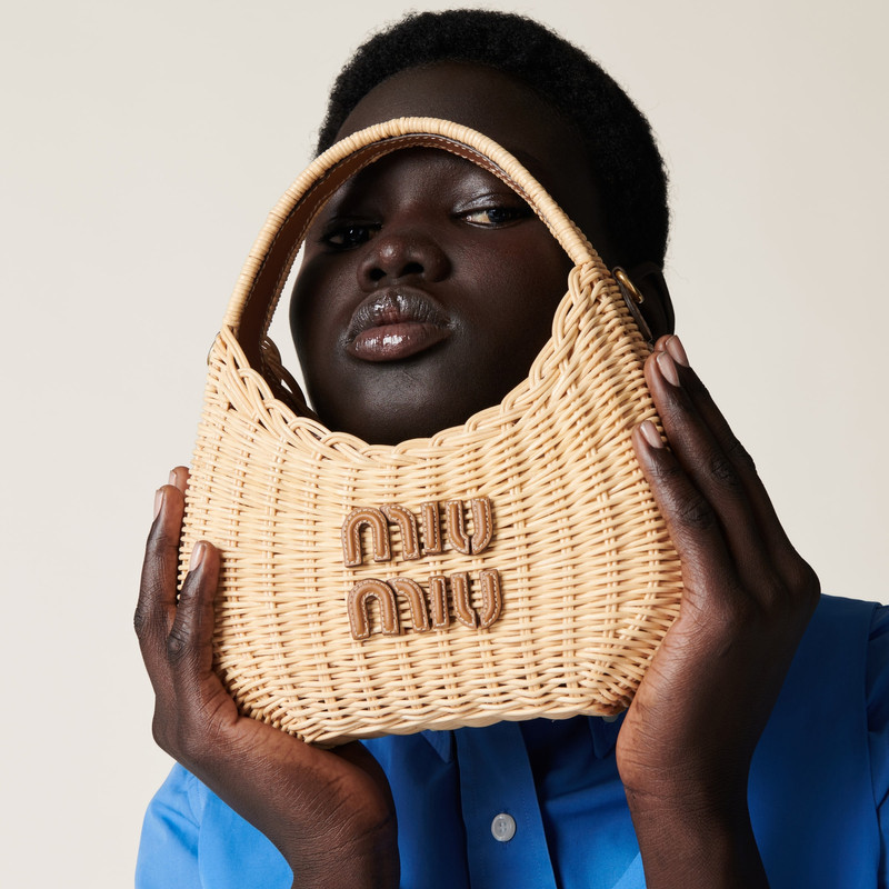 Wander wicker hobo bag 1