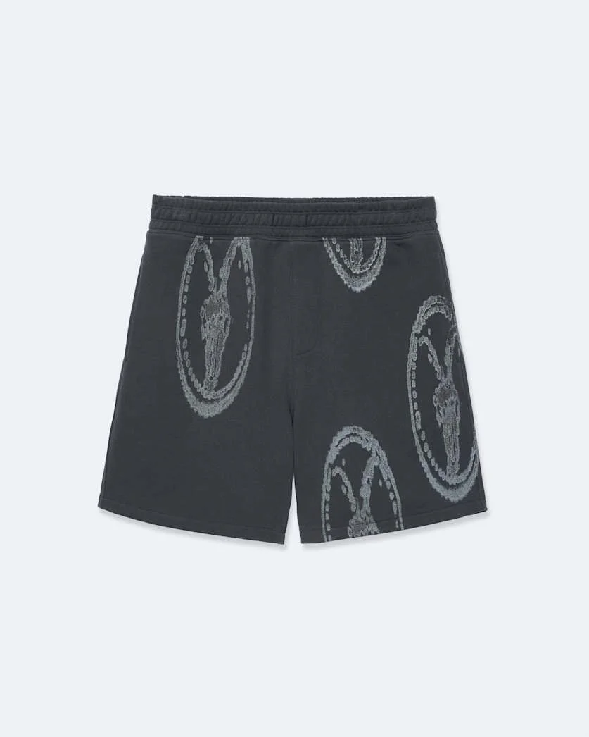 RAMMY STAMPED JERSEY SWEATSHORTS - 1
