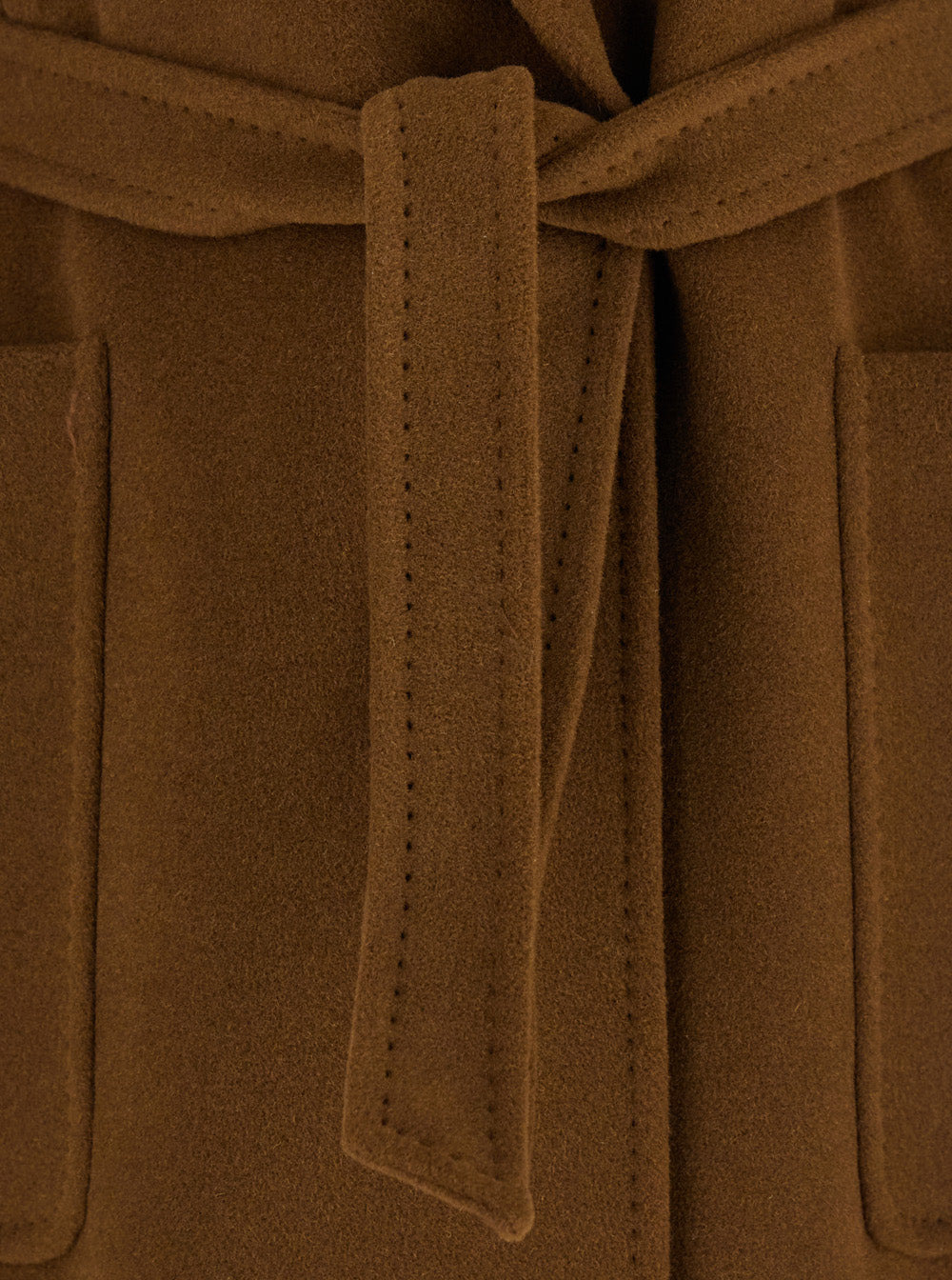 Max Mara Women 'Attuale' Brown Double-Breasted Coat With Peak Revers In Wool Woman - 3