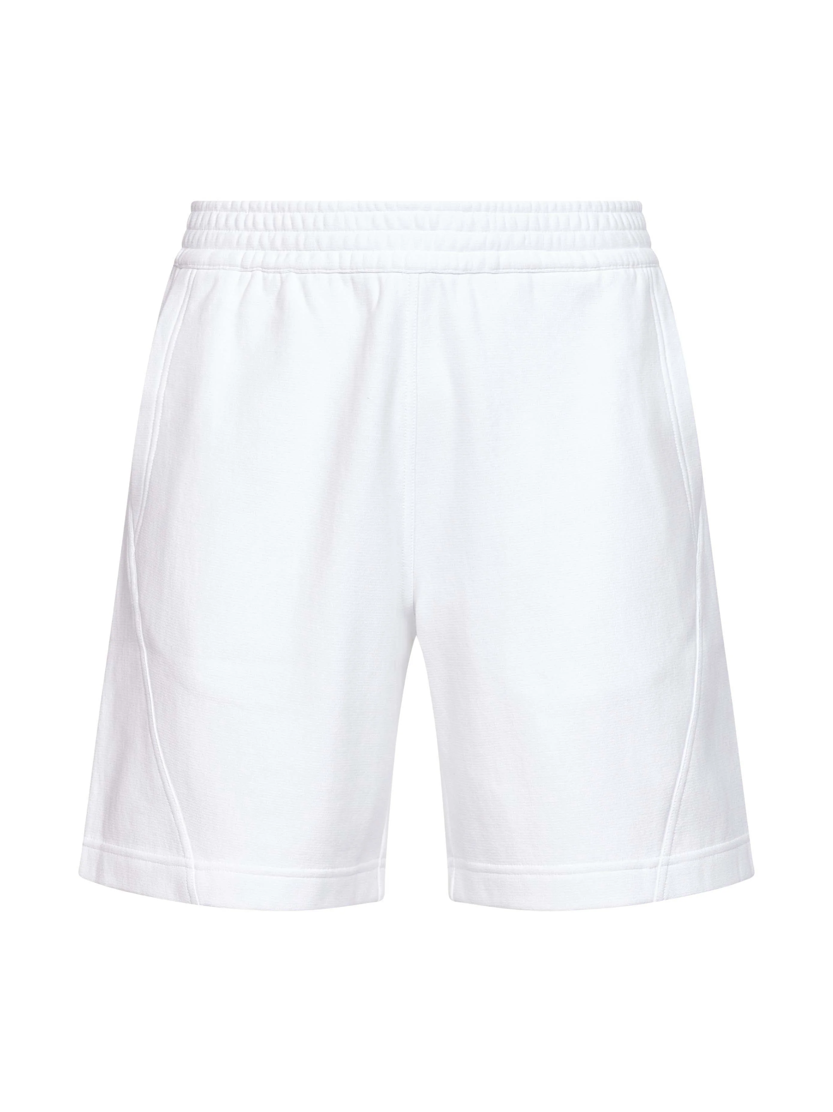 Givenchy Men White Brushed Cotton Couture Seam Bermuda Shorts - 1