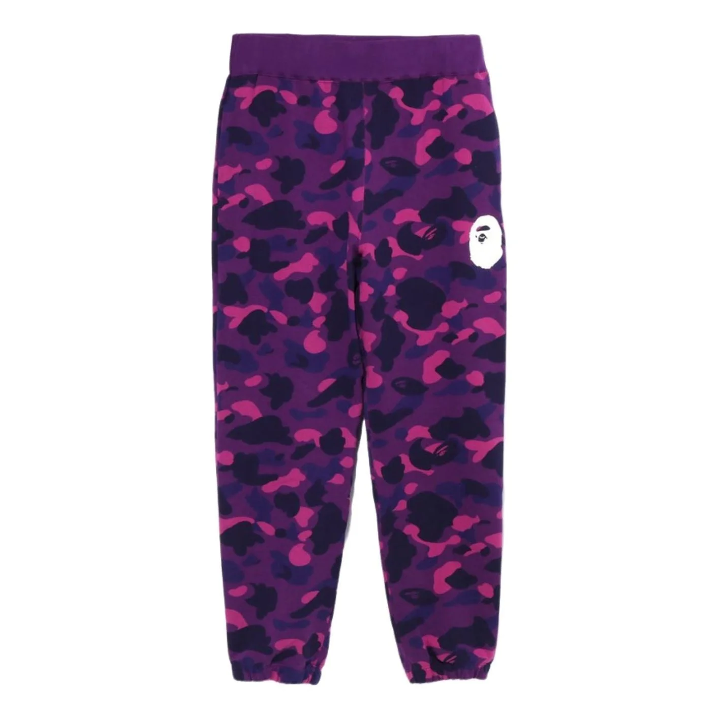 A Bathing Ape Color Camo Wide Fit Sweat Pants 'Purple' 1J30-152-011-PUR - 1
