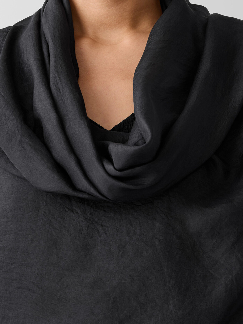 EILEEN FISHER Washed Silk Parachute Scarf outlook
