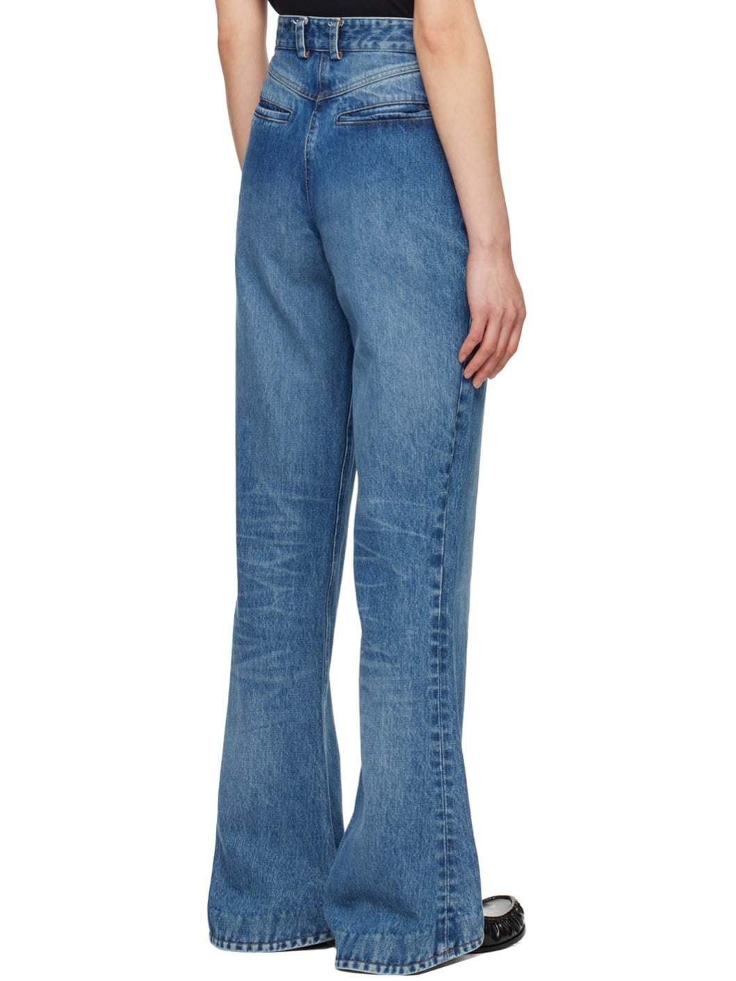 Blue Faded Jeans - 3