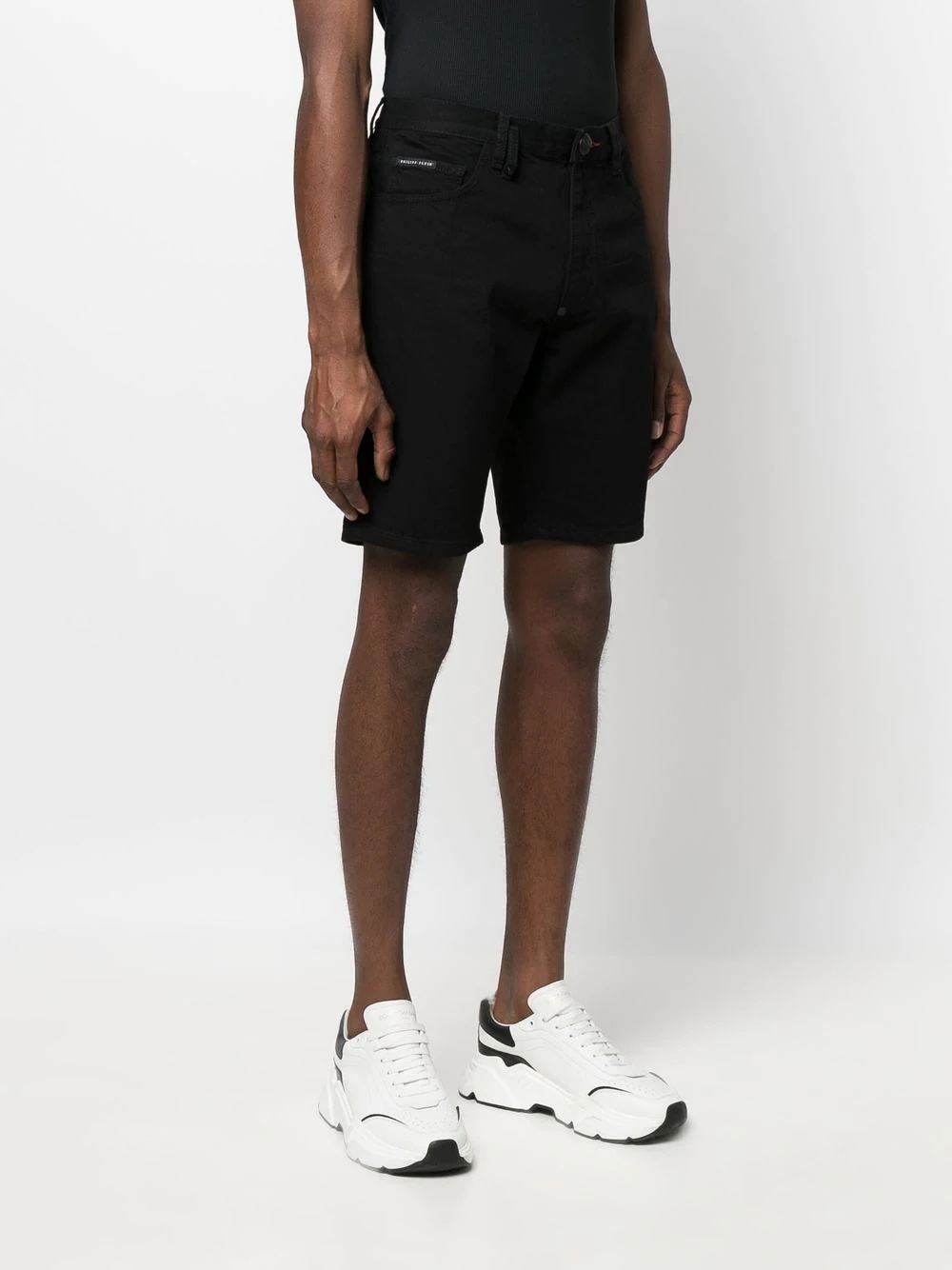 logo-patch detail shorts - 3